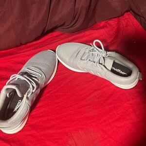 Adidas, cloudfoam, size 9.5, barley used